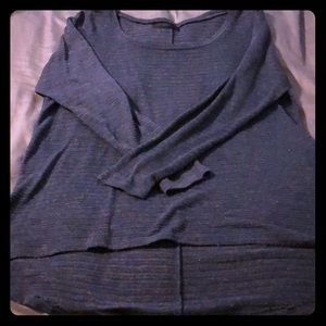 3/$15! Maurices Striped Hi-Low Sweater Plus Size 1